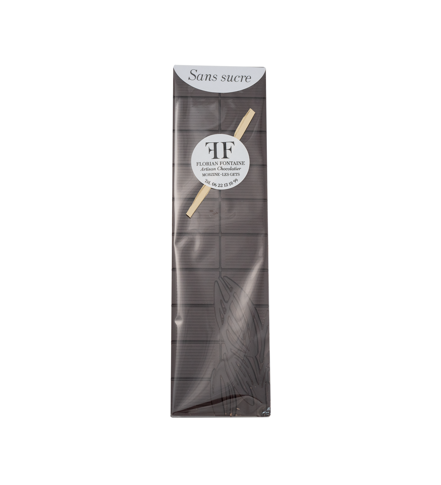 Tablette de chocolat noir 55% sans sucre